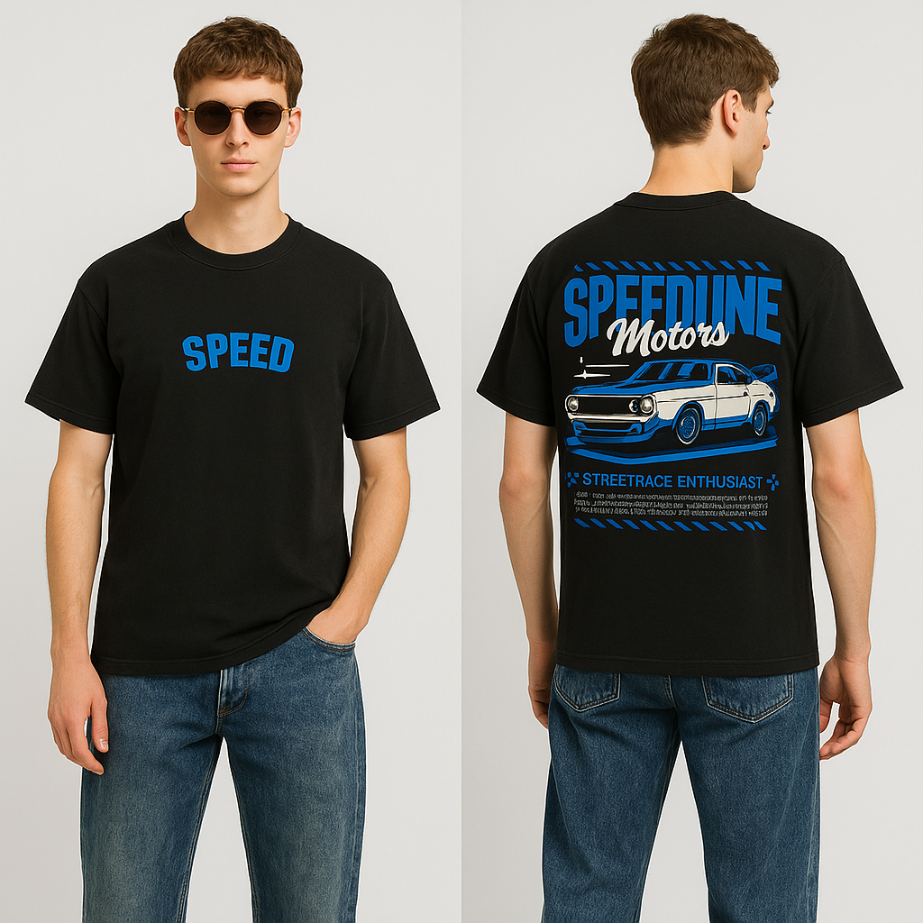 T shirt homme oversize SpeedlineMotors