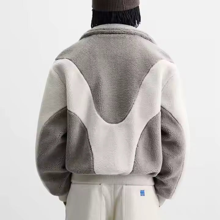 Veste Polaire Sherpa 400 GSM pour Hommes – Confort Thermique & Style Décontracté