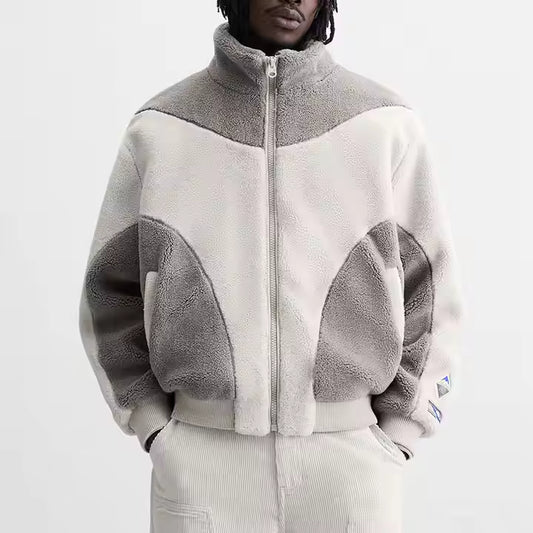 Veste Polaire Sherpa 400 GSM pour Hommes – Confort Thermique & Style Décontracté